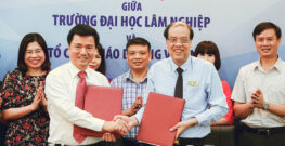 Lễ ký kết hợp tác giữa Trường Đại học Lâm nghiệp và Tổ chức giáo dục IIG Việt Nam